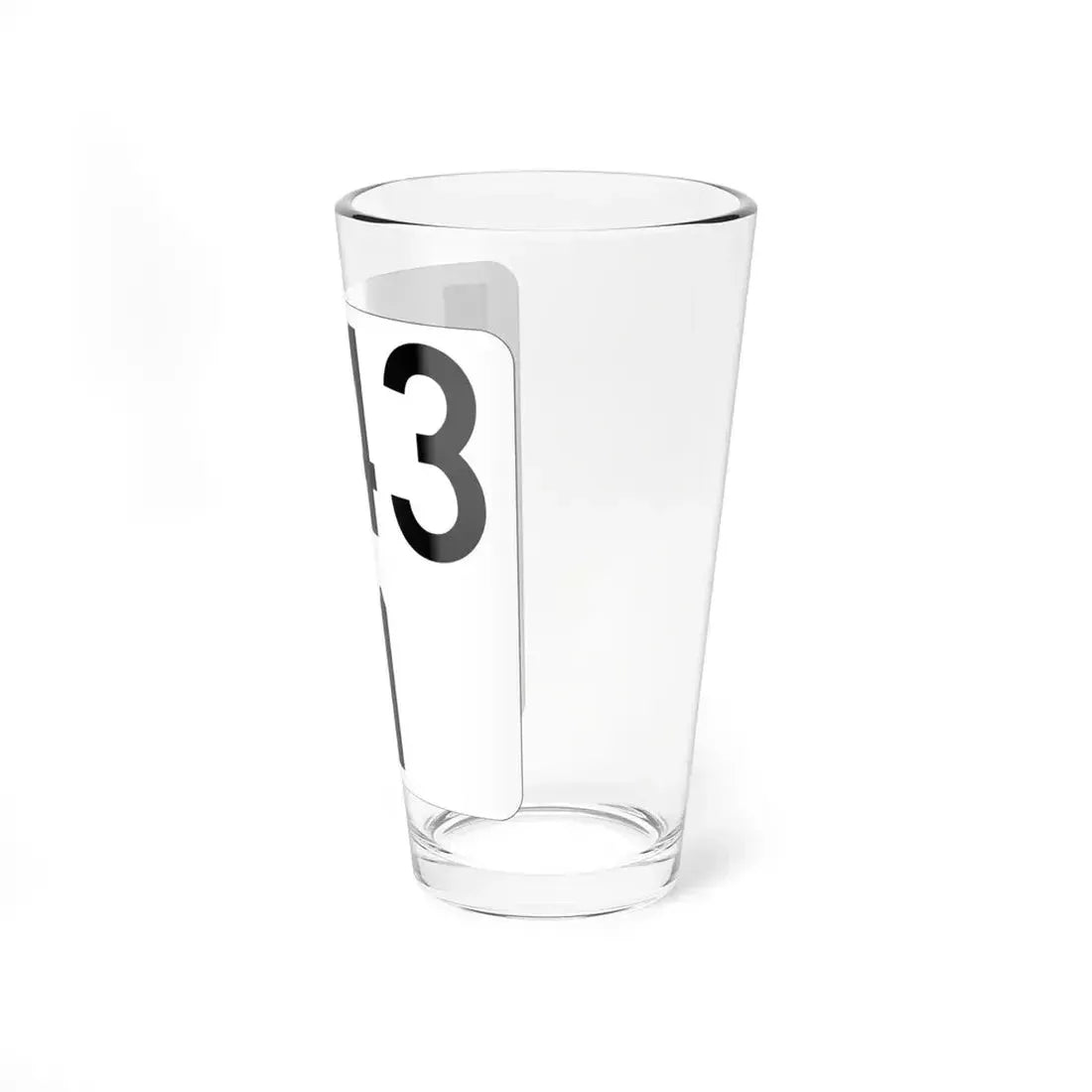 Idaho 43 (Idaho) (Road Sign) Pint Glass 16oz - Go Mug Yourself