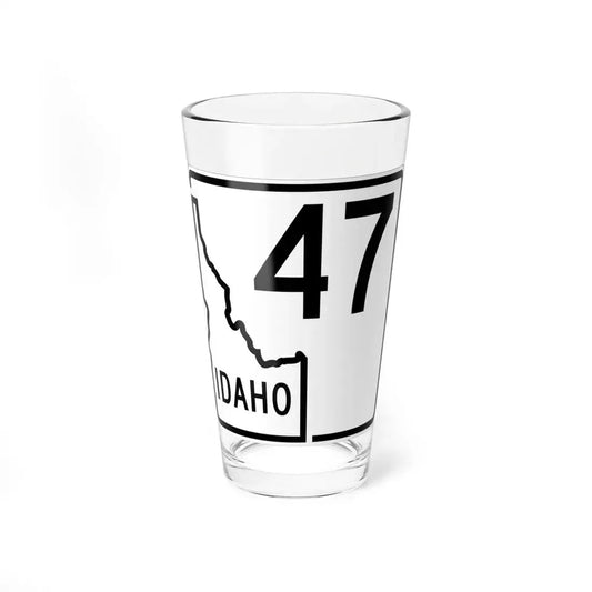 Idaho 47 1955 (Idaho) (Road Sign) Pint Glss 16oz 16oz - Go Mug Yourself
