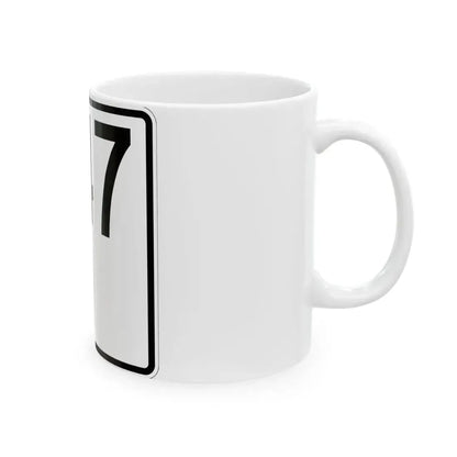 Idaho 47 1955 (Idaho) (Road Sign) White Coffee Mug - Go Mug Yourself