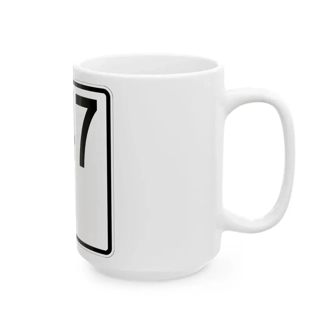Idaho 47 1955 (Idaho) (Road Sign) White Coffee Mug - Go Mug Yourself