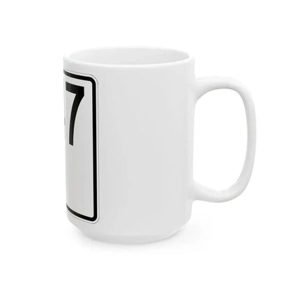 Idaho 47 1955 (Idaho) (Road Sign) White Coffee Mug - Go Mug Yourself