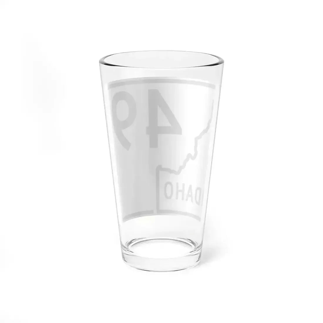Idaho 49 1955 (Idaho) (Road Sign) Pint Glass 16oz - Go Mug Yourself