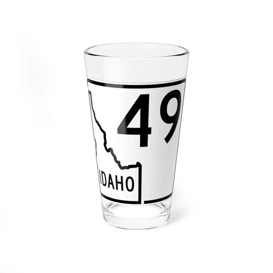 Idaho 49 1955 (Idaho) (Road Sign) Pint Glss 16oz 16oz - Go Mug Yourself