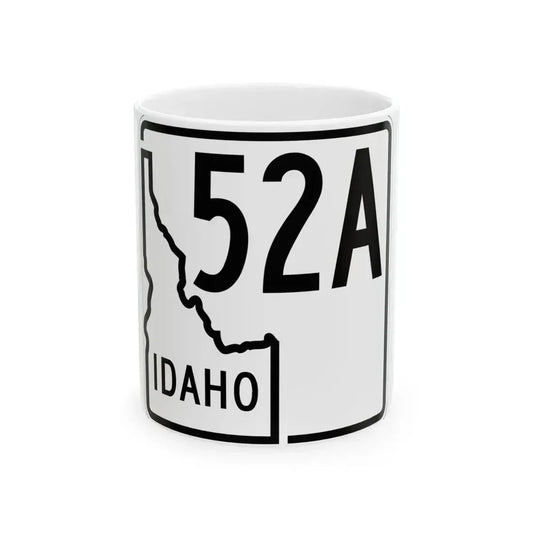 Idaho 52A 1955 (Idaho) (Road Sign) White Coffee Mug 11oz - Go Mug Yourself