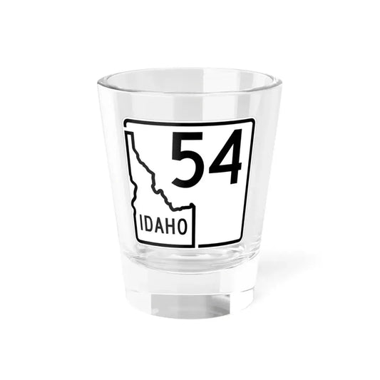 Idaho 54 1955 (Idaho) (Road Sign) Shot Glass 1.5oz 1.5oz - Go Mug Yourself