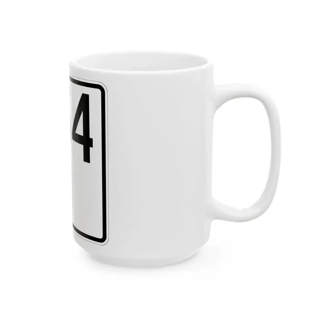 Idaho 54 1955 (Idaho) (Road Sign) White Coffee Mug - Go Mug Yourself