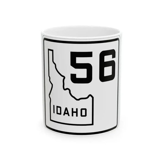 Idaho 56 1930 (Idaho) (Road Sign) White Coffee Mug 11oz - Go Mug Yourself