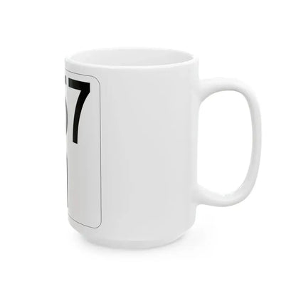 Idaho 57 (Idaho) (Road Sign) White Coffee Mug - Go Mug Yourself