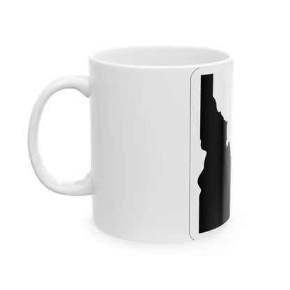 Idaho 58 (Idaho) (Road Sign) White Coffee Mug - Go Mug Yourself
