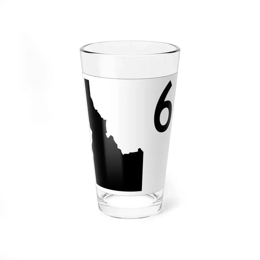 Idaho 6 (Idaho) (Road Sign) Pint Glss 16oz 16oz - Go Mug Yourself