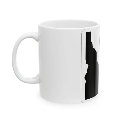 Idaho 60 (Idaho) (Road Sign) White Coffee Mug - Go Mug Yourself