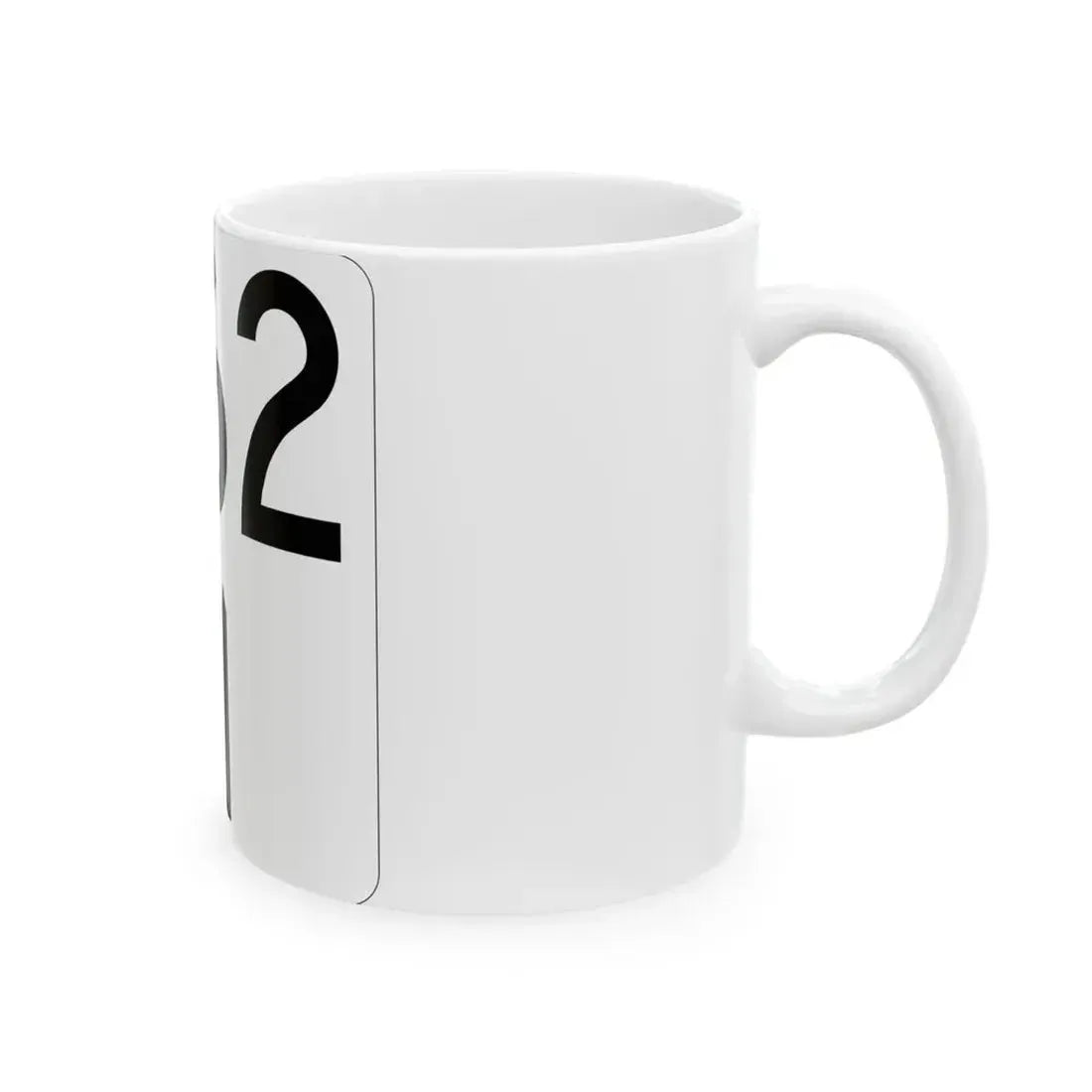 Idaho 62 (Idaho) (Road Sign) White Coffee Mug - Go Mug Yourself