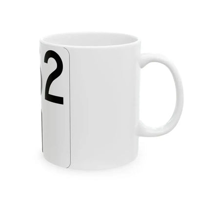 Idaho 62 (Idaho) (Road Sign) White Coffee Mug - Go Mug Yourself