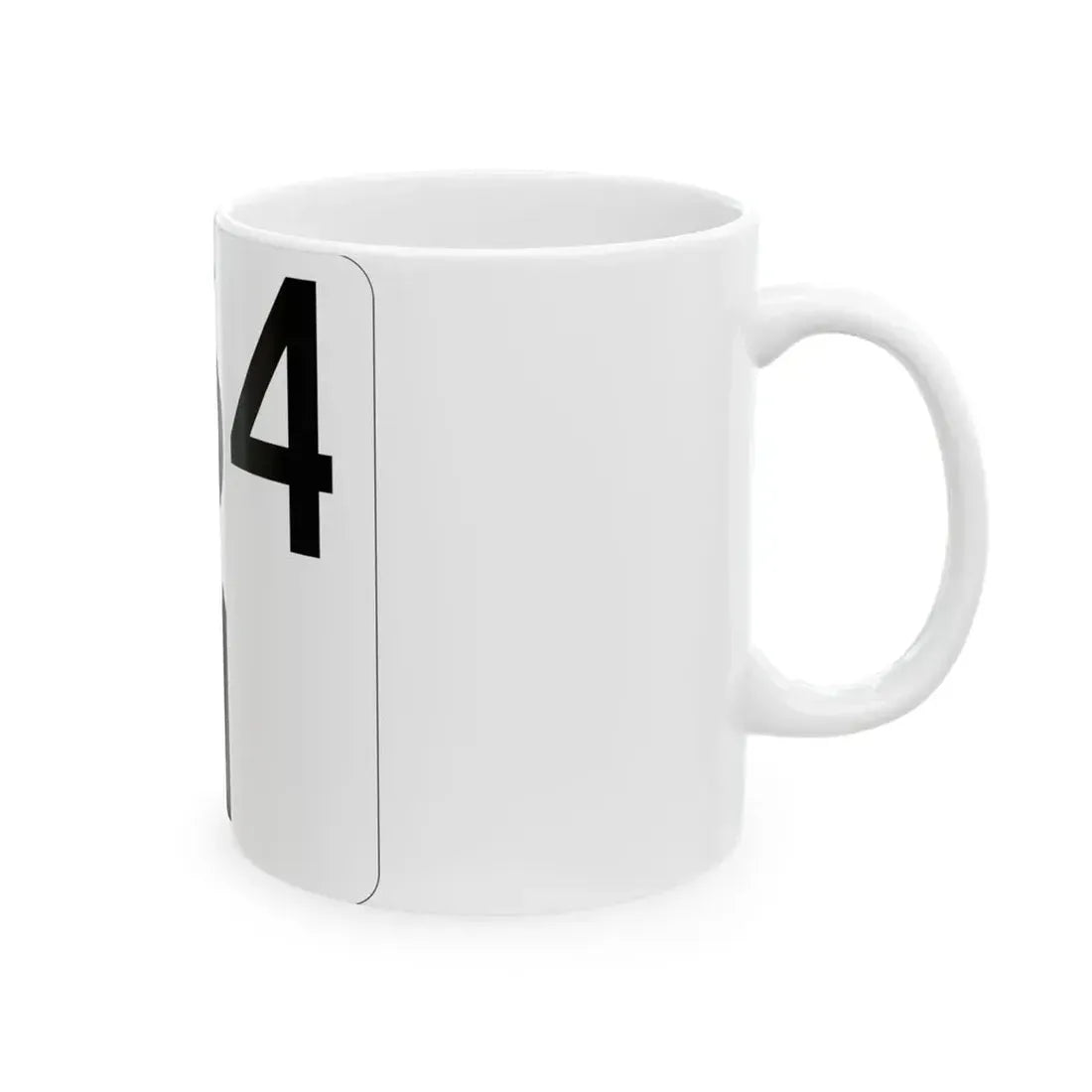 Idaho 64 (Idaho) (Road Sign) White Coffee Mug - Go Mug Yourself