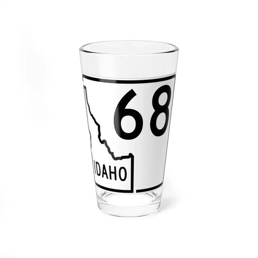 Idaho 68 1955 (Idaho) (Road Sign) Pint Glss 16oz 16oz - Go Mug Yourself