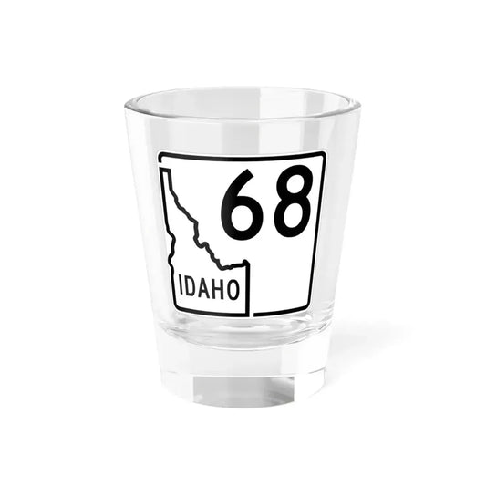 Idaho 68 1955 (Idaho) (Road Sign) Shot Glass 1.5oz 1.5oz - Go Mug Yourself
