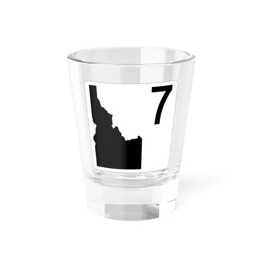 Idaho 7 (Idaho) (Road Sign) Shot Glass 1.5oz 1.5oz - Go Mug Yourself