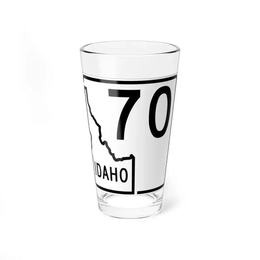 Idaho 70 1955 (Idaho) (Road Sign) Pint Glss 16oz 16oz - Go Mug Yourself