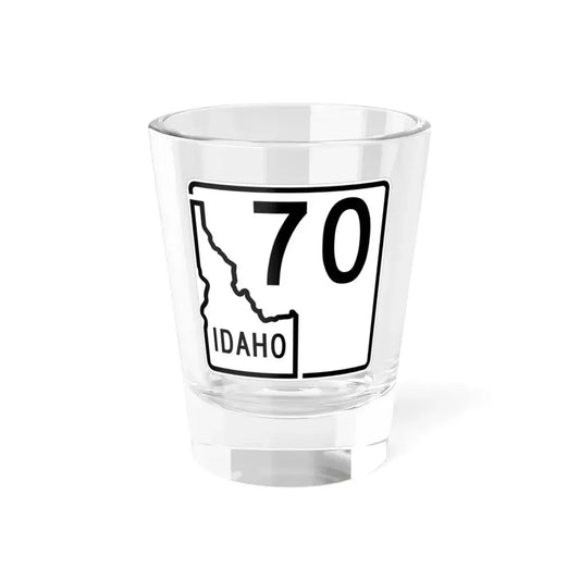 Idaho 70 1955 (Idaho) (Road Sign) Shot Glass 1.5oz 1.5oz - Go Mug Yourself