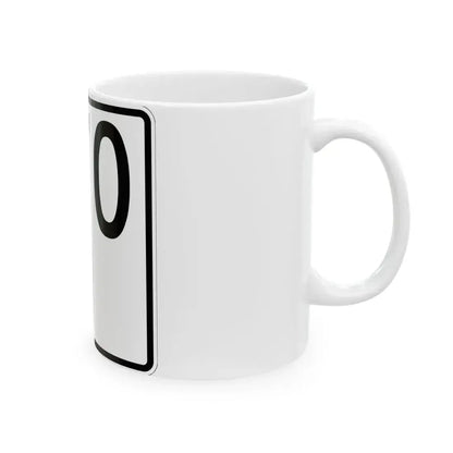 Idaho 70 1955 (Idaho) (Road Sign) White Coffee Mug - Go Mug Yourself
