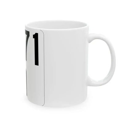 Idaho 71 (Idaho) (Road Sign) White Coffee Mug - Go Mug Yourself