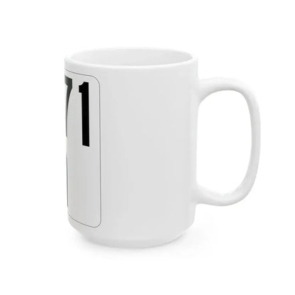 Idaho 71 (Idaho) (Road Sign) White Coffee Mug - Go Mug Yourself