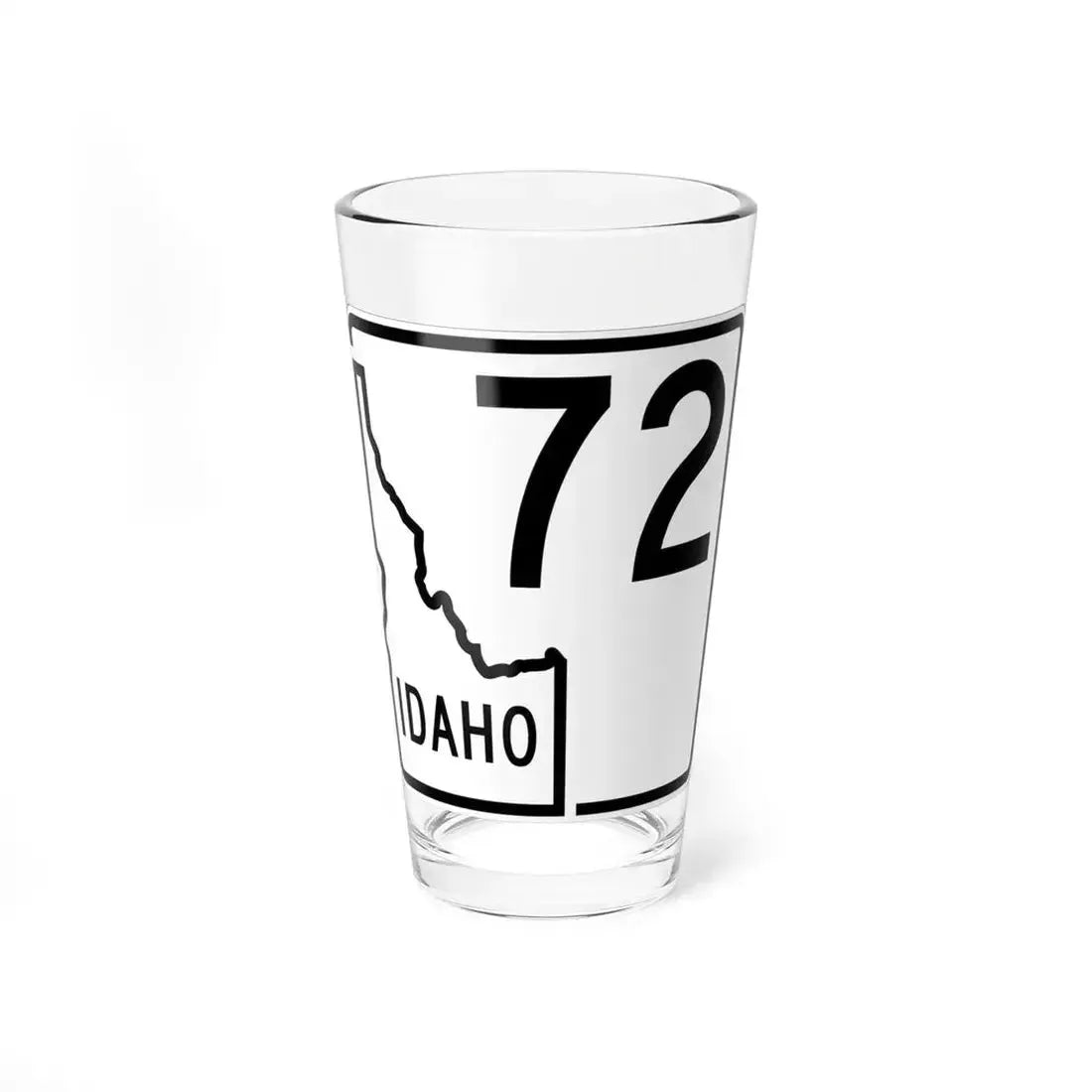 Idaho 72 1955 (Idaho) (Road Sign) Pint Glass 16oz 16oz - Go Mug Yourself