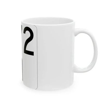 Idaho 72 (Idaho) (Road Sign) White Coffee Mug - Go Mug Yourself