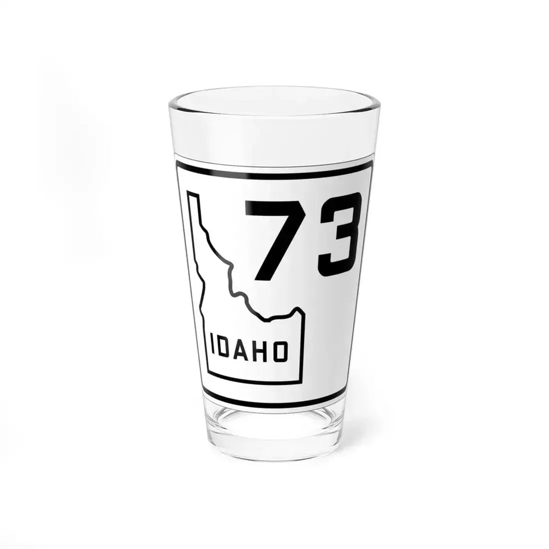 Idaho 73 1930 (Idaho) (Road Sign) Pint Glass 16oz 16oz - Go Mug Yourself
