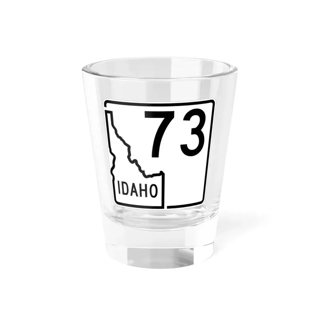 Idaho 73 1955 (Idaho) (Road Sign) Shot Glass 1.5oz 1.5oz - Go Mug Yourself