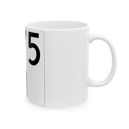 Idaho 75 (Idaho) (Road Sign) White Coffee Mug - Go Mug Yourself