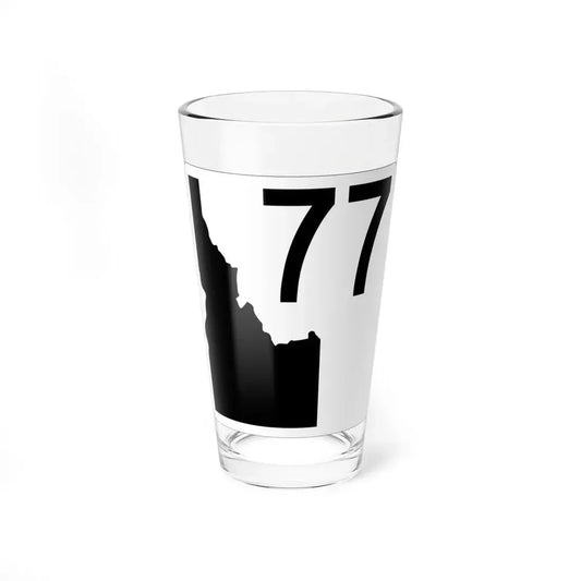 Idaho 77 (Idaho) (Road Sign) Pint Glss 16oz 16oz - Go Mug Yourself