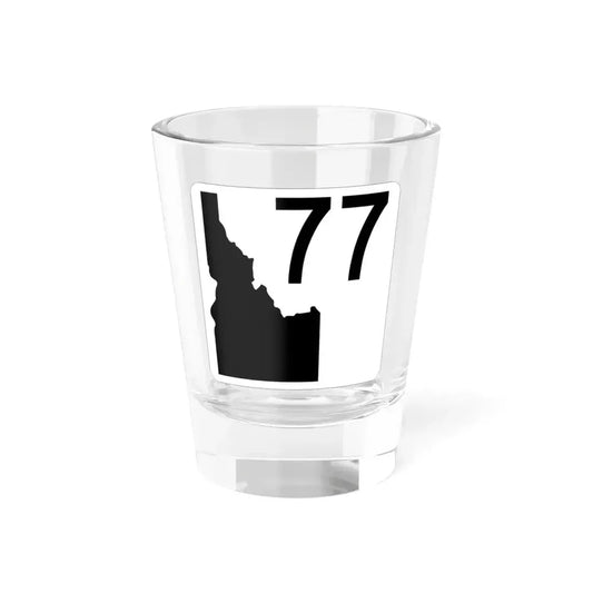 Idaho 77 (Idaho) (Road Sign) Shot Glass 1.5oz 1.5oz - Go Mug Yourself