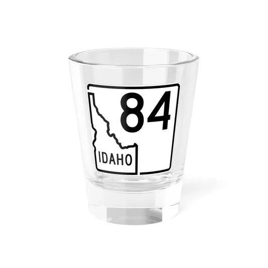 Idaho 84 1955 (Idaho) (Road Sign) Shot Glass 1.5oz 1.5oz - Go Mug Yourself