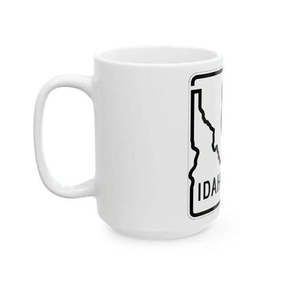 Idaho 86 1955 (Idaho) (Road Sign) White Coffee Mug - Go Mug Yourself