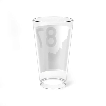 Idaho 87 (Idaho) (Road Sign) Pint Glass 16oz - Go Mug Yourself