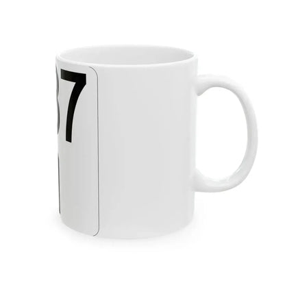 Idaho 87 (Idaho) (Road Sign) White Coffee Mug - Go Mug Yourself