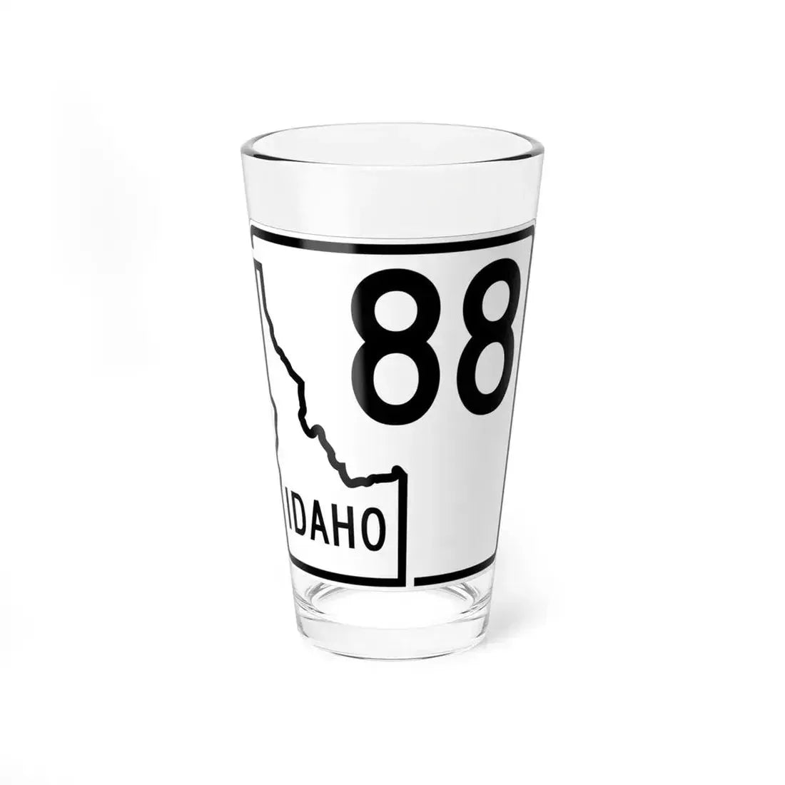 Idaho 88 1955 (Idaho) (Road Sign) Pint Glass 16oz 16oz - Go Mug Yourself