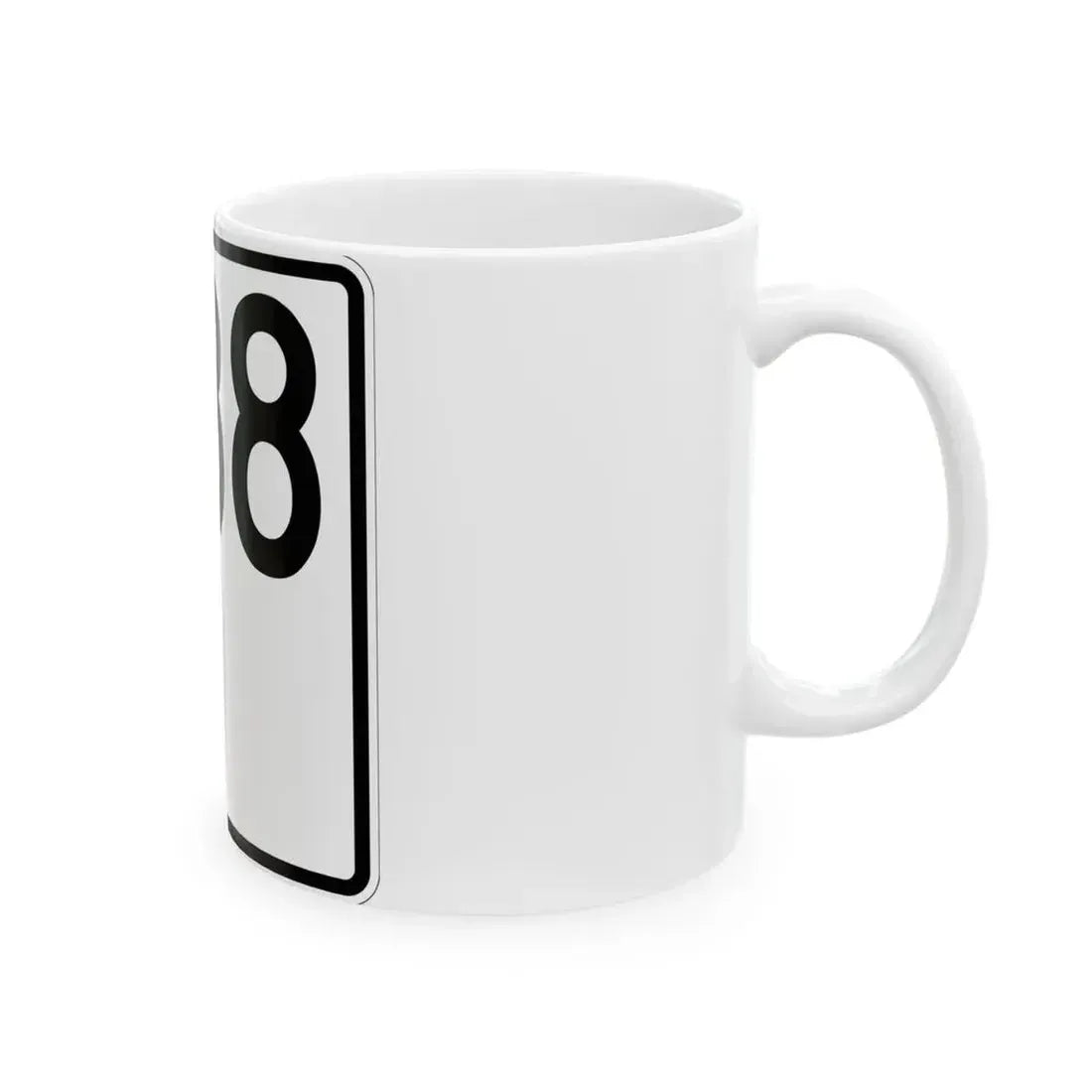 Idaho 88 1955 (Idaho) (Road Sign) White Coffee Mug - Go Mug Yourself