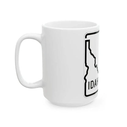 Idaho 9 1955 (Idaho) (Road Sign) White Coffee Mug - Go Mug Yourself