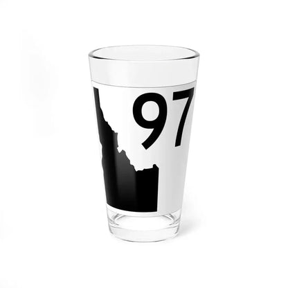 Idaho 97 (Idaho) (Road Sign) Pint Glass 16oz 16oz - Go Mug Yourself