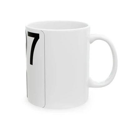 Idaho 97 (Idaho) (Road Sign) White Coffee Mug - Go Mug Yourself