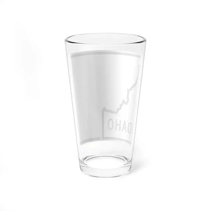 Idaho blank 1955 (Idaho) (Road Sign) Pint Glass 16oz - Go Mug Yourself