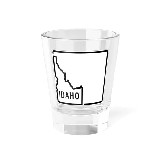Idaho blank 1955 (Idaho) (Road Sign) Shot Glass 1.5oz 1.5oz - Go Mug Yourself