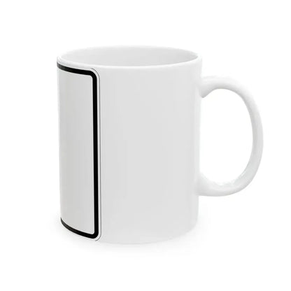 Idaho blank 1955 (Idaho) (Road Sign) White Coffee Mug - Go Mug Yourself