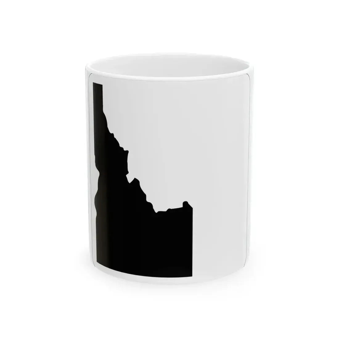 Idaho blank (Idaho) (Road Sign) White Coffee Mug 11oz - Go Mug Yourself