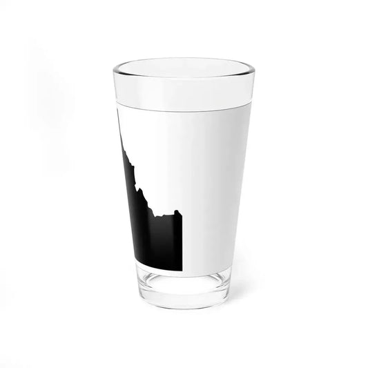 Idaho blank wide (Idaho) (Road Sign) Pint Glass 16oz 16oz - Go Mug Yourself