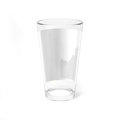 Idaho blank wide (Idaho) (Road Sign) Pint Glass 16oz - Go Mug Yourself