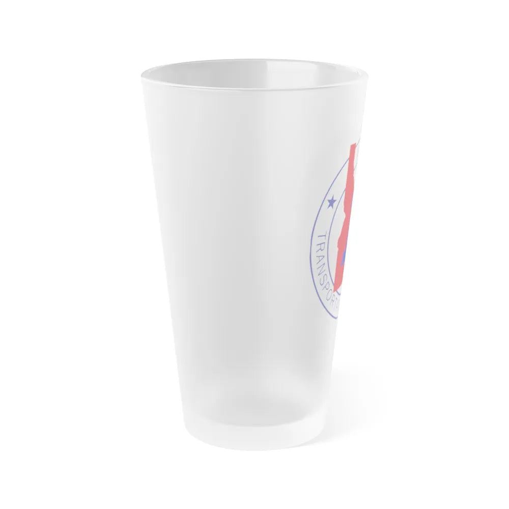 Idaho Department of Transportation - Frosted Pint Glass 16oz-Go Mug Yourself