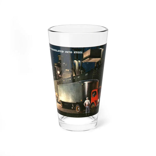 Ideas Translated Into Steel, 1943 - Pint Glass 16oz 16oz - Go Mug Yourself